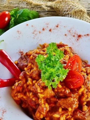 arroz con carne